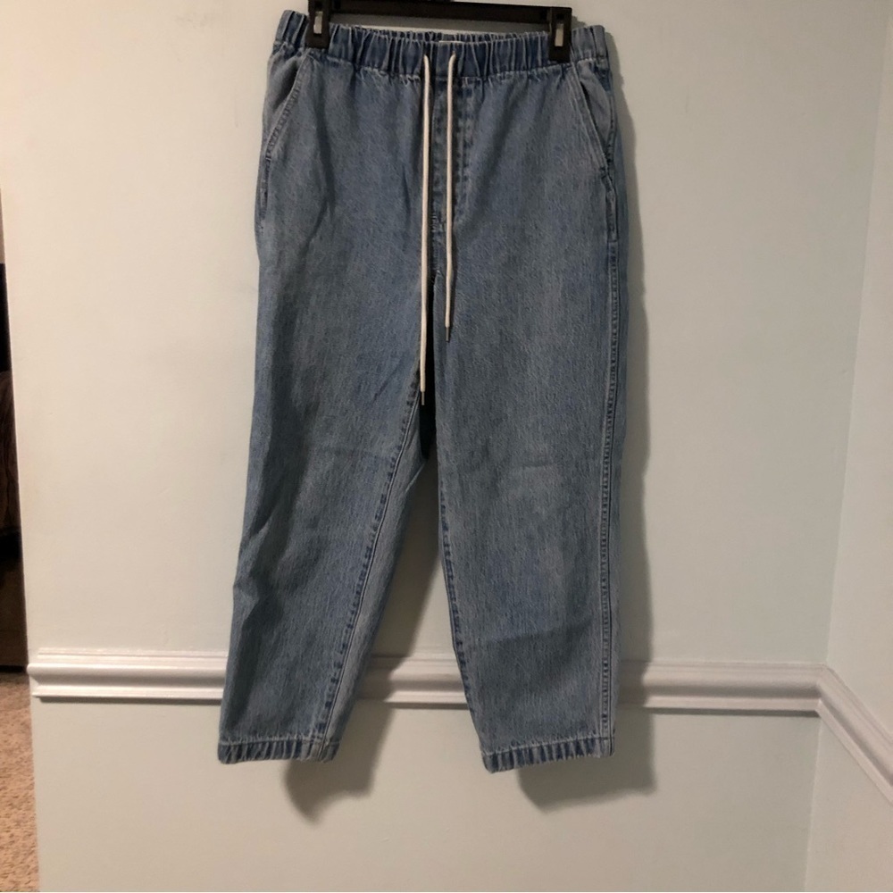 Madewell Denim Relaxed Slouchy Joggers Size Medium